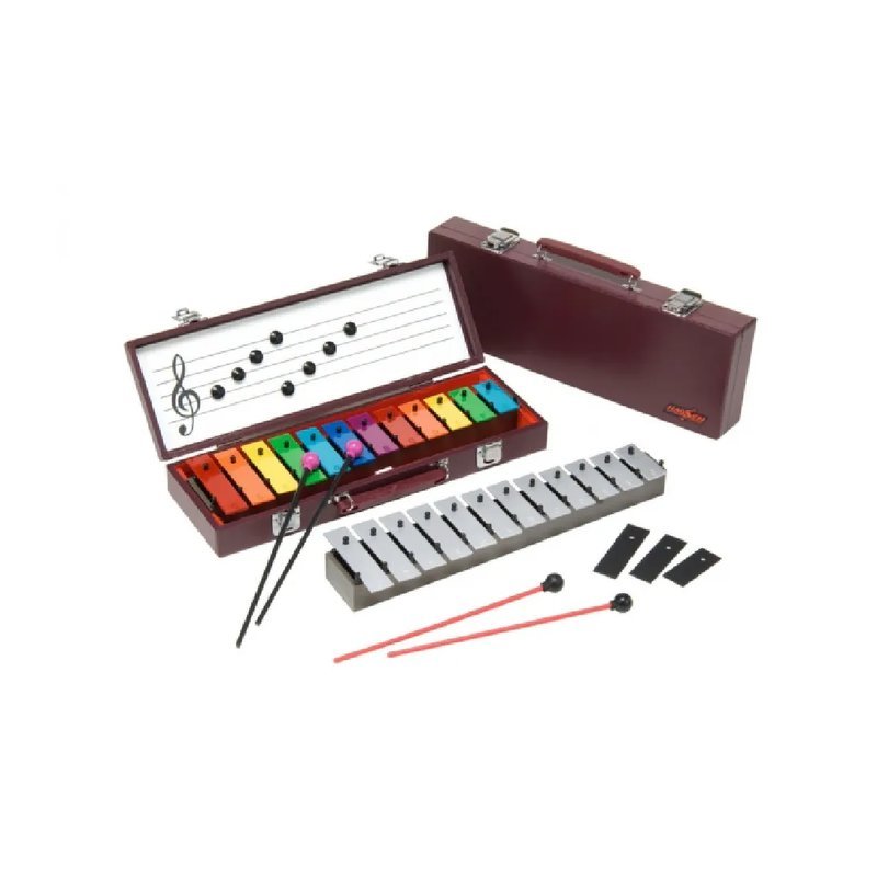 HAOSEN HAOSEN / HGL-12RB / HGL-12S 12音 桌上鐘琴 (彩虹鍵 / 銀色鍵) — 三峽配件 / 週邊