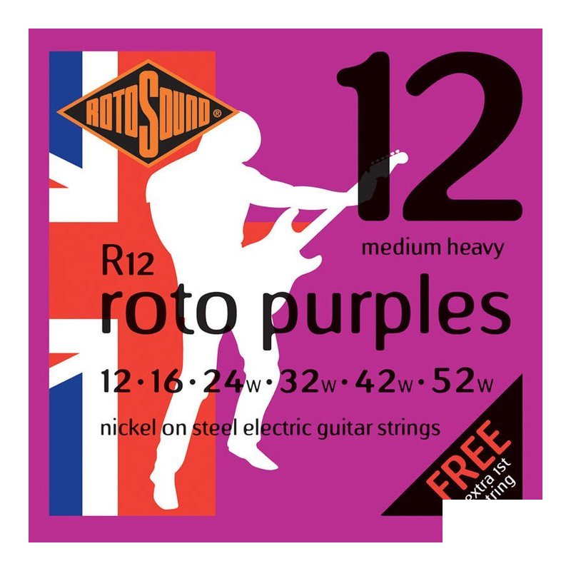 英國ROTOSOUND R12-52 電吉他弦(12-52) NICK 旋弦公司貨 — 三峽吉他 / Bass