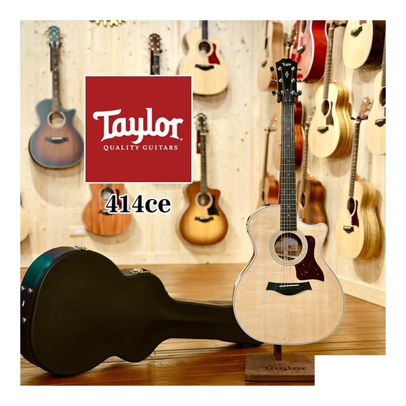 Taylor 414ce 電木吉他 V-class — 三峽吉他 / Bass