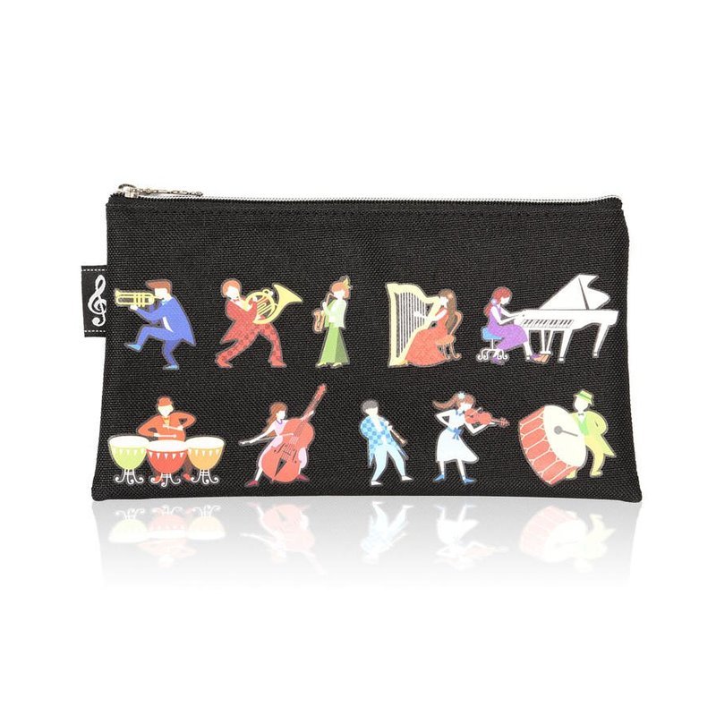 鉛筆盒 台製 T022D 音樂演奏會筆袋 彩色版 — 三峽配件 / 週邊