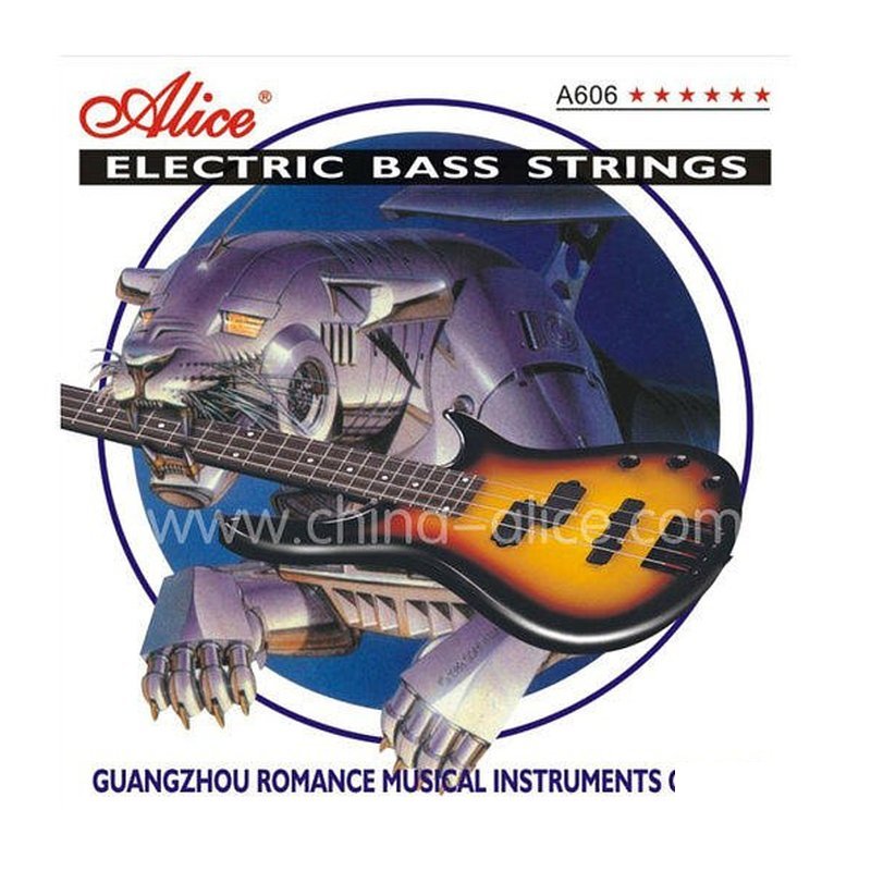 ALICE Alice A606-6M ？ ？弦電貝士弦 BASS? — 三峽木吉他 / 民謠吉他