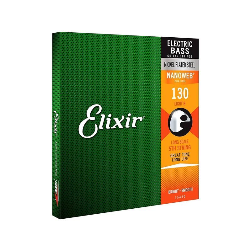 電貝士弦 美國Elixir 第五弦 單弦 NANOWEB 15430(130)、15425(125) — 三峽配件 / 週邊