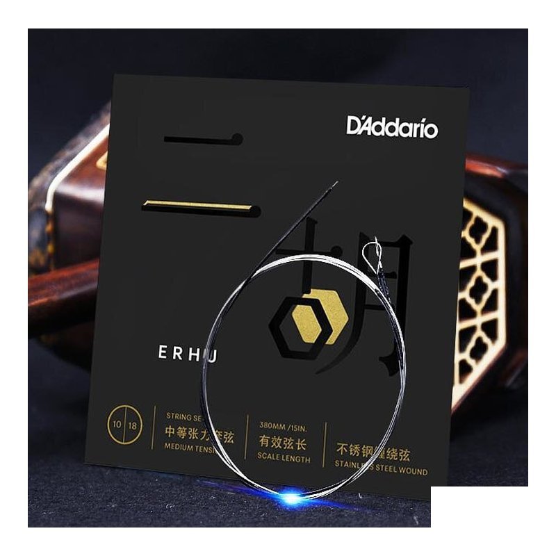 美國 D'addario ERHU01 二胡弦 公司貨 美國製 胡琴弦 二胡弦 — 三峽配件 / 週邊