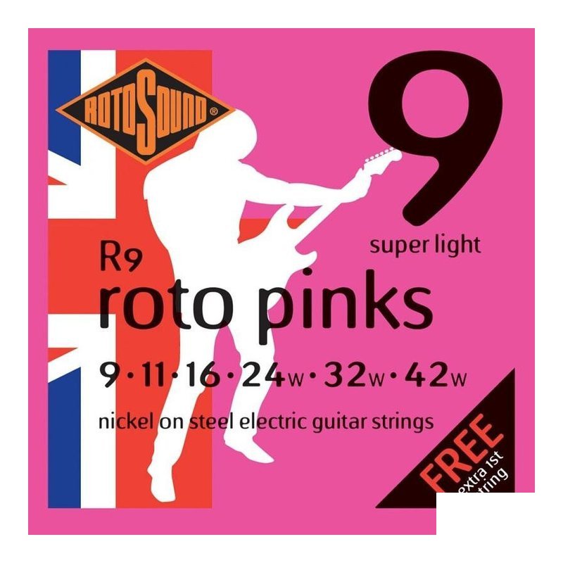 英國ROTOSOUND R9 電吉他弦(09-42) NICK 旋弦公司貨 — 三峽吉他 / Bass