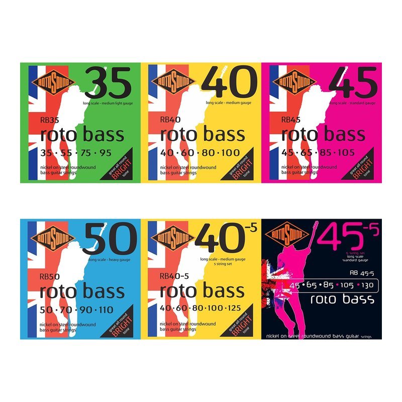 英國ROTOSOUND 電貝斯弦 鎳弦 旋弦公司貨 — 三峽吉他 / Bass