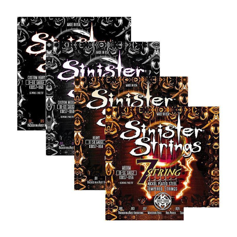 Kerly Music SN-7-1056 美製 7弦 電吉他弦 Sinister系列 美製金屬回火弦 — 三峽吉他 / Bass