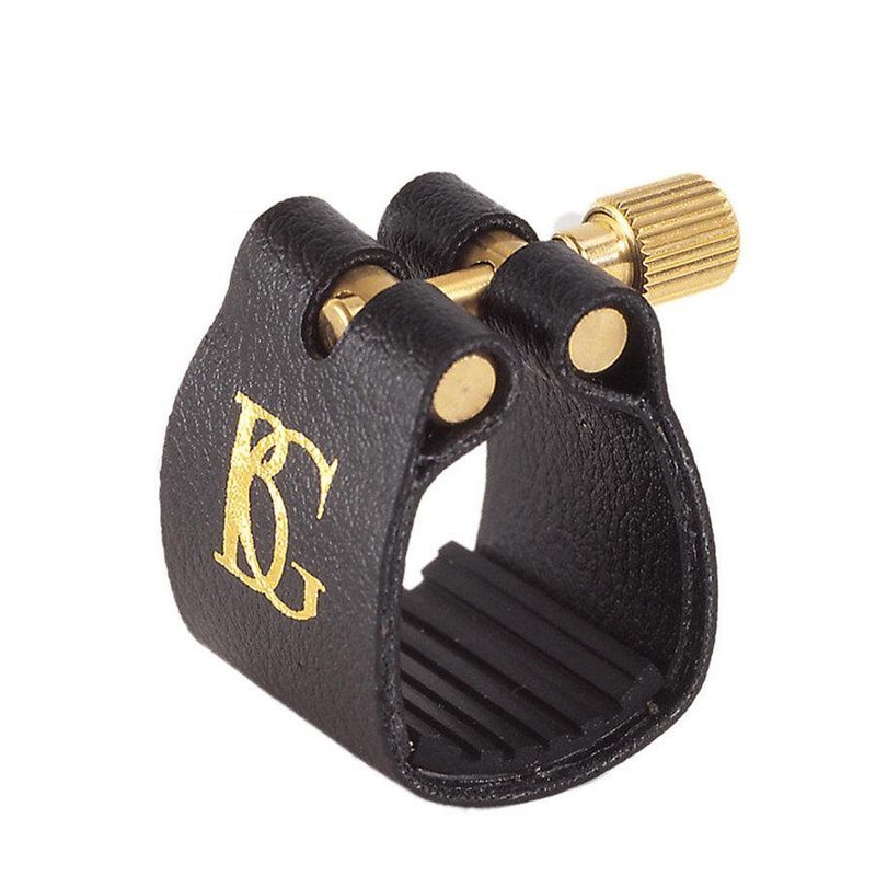 法國 BG L14 高音 薩克斯風束圈 Soprano 皮質束圈 附原？ 吹嘴蓋 法國製 — 三峽配件 / 週邊