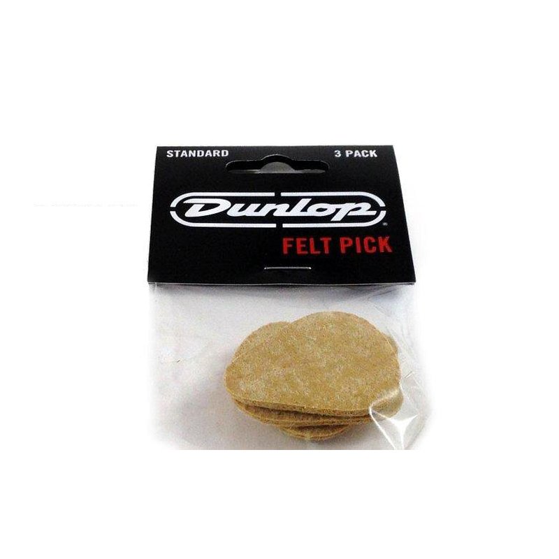 PICK 彈片 美國Dunlop 8012P 3入裝 Felt Pick 羊毛氈 — 三峽配件 / 週邊