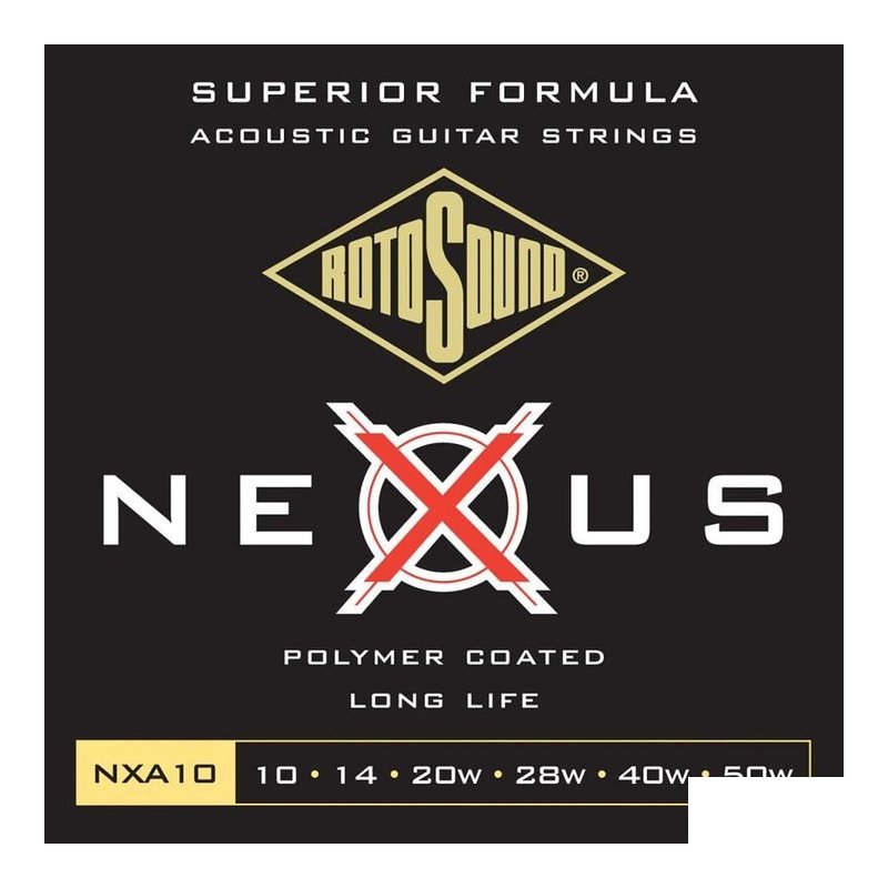 英國ROTOSOUND 吉他弦 NXA10 英國ROTOSOUND 吉他弦 NXA10 / NXA11 / NXA12鍍膜磷青？ 木吉他弦 套弦 旋弦公司貨 — 三峽木吉他 / 民謠吉他