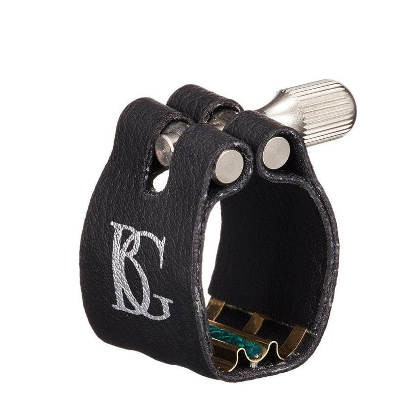 法國 BG L4SR 豎笛束圈 黑管 皮質束圈+鍍金墊片 附原？ 吹嘴蓋 法國製 — 三峽配件 / 週邊