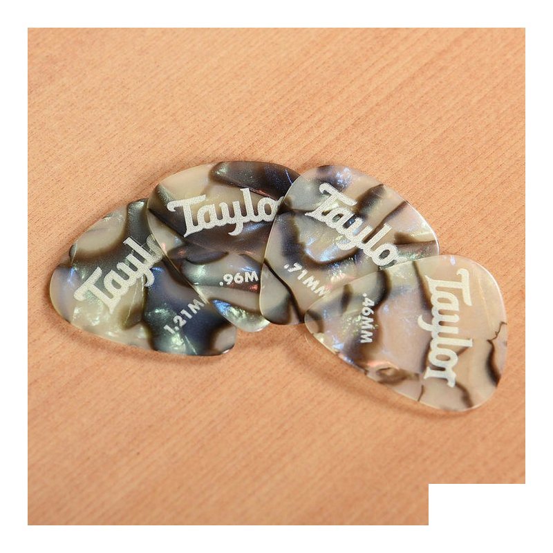 Taylor (8074-4片/組) Celluloid 351 吉他彈片 ABALONE PICK — 三峽吉他 / Bass