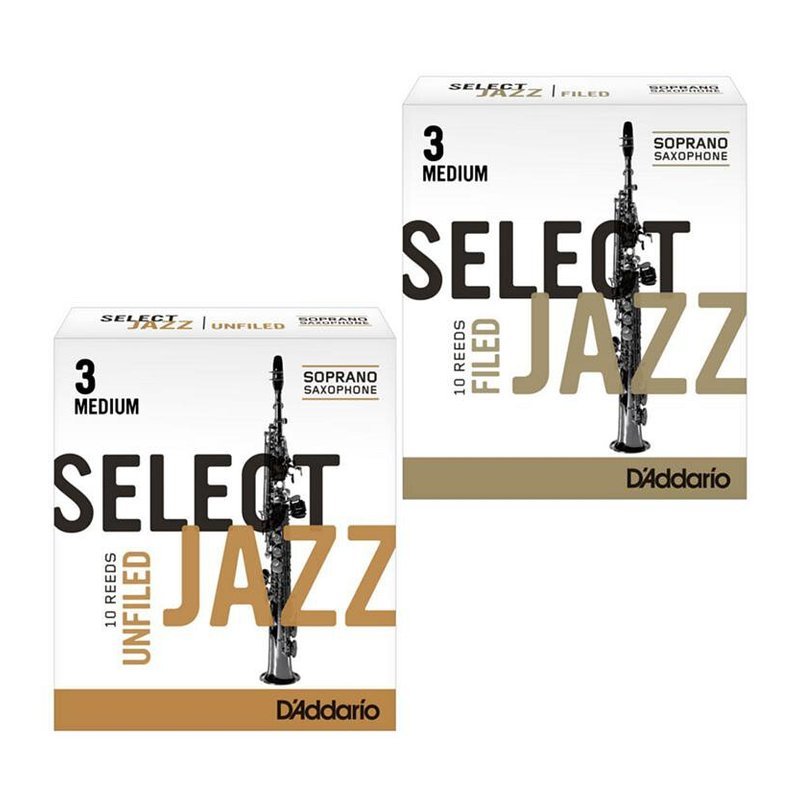 高音薩克斯風 竹片 美國RICO Select Jazz (10片裝) RS-S10 爵士 — 三峽配件 / 週邊