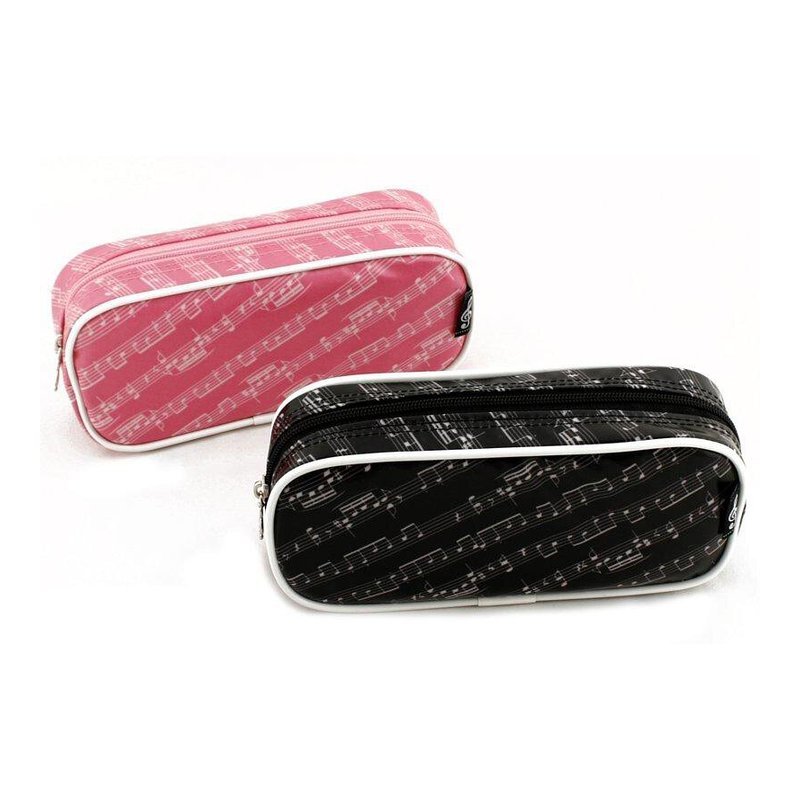 鉛筆盒 萬用筆袋 台製 T029 樂譜方形筆袋 音樂文具 — 三峽配件 / 週邊