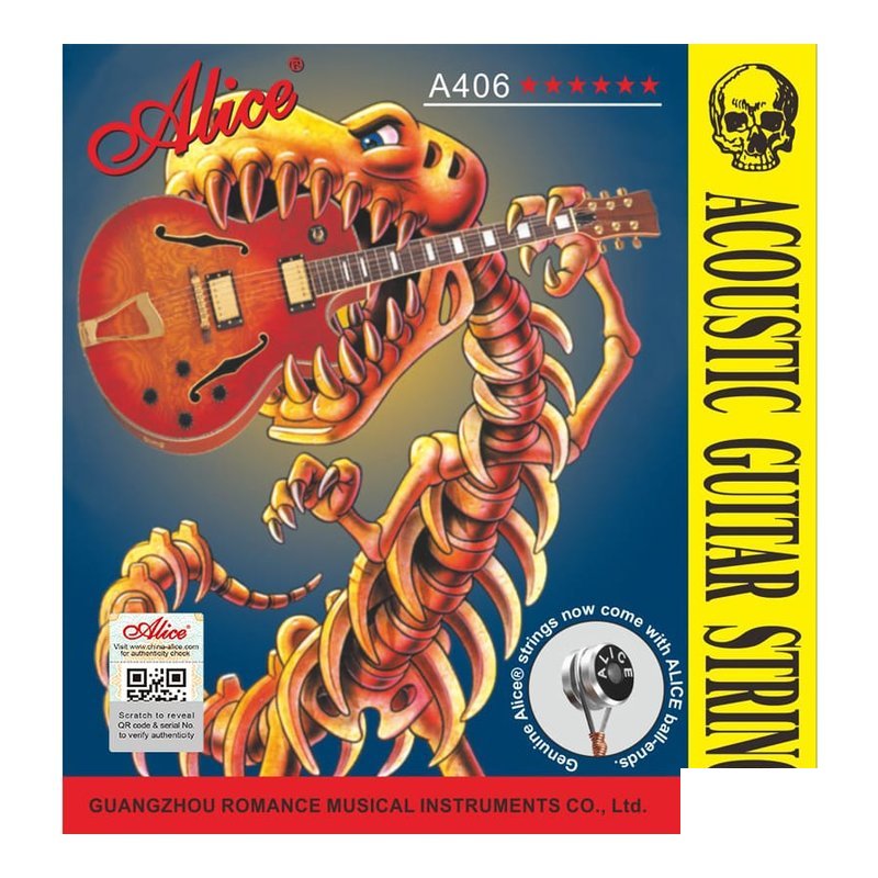 ALICE ALICE A406 é 合金 80/20éé 木吉他弦 æ°è¬ 吉他弦 (1套6條) — 三峽木吉他 / 民謠吉他