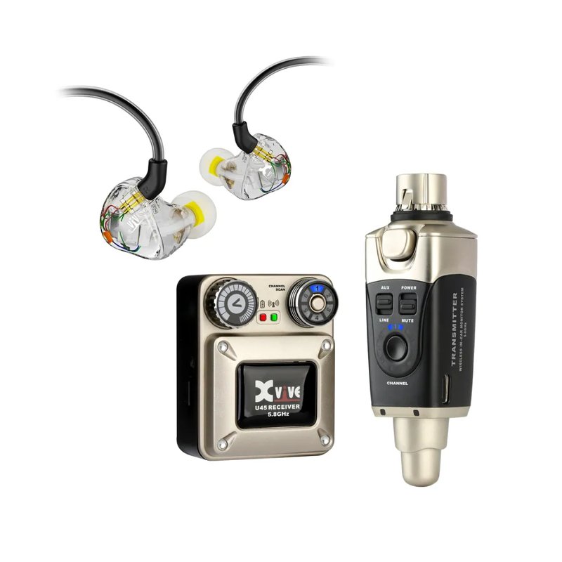 Xvive Xvive / U45系列 5.8G 無線監聽傳輸發射器 (U45T / U45R / U45R2 / U45R4 / U45T9 ) — 三峽錄音 / 音響