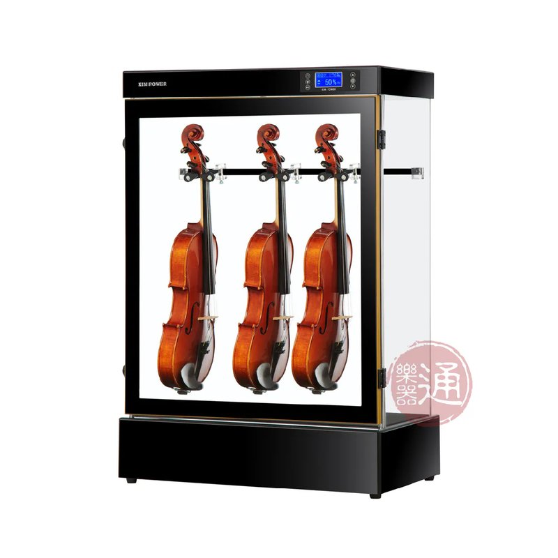 【展示出清 享新品保固】Kim Power 【展示出清 享新品保固】Kim Power / JT004 小提琴&烏克麗麗 透明防潮展示櫃(3支) — 三峽烏克麗麗