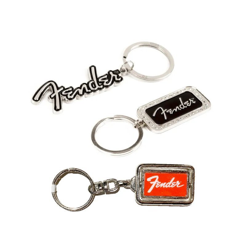 Fender Fender / Fender Logo & Rhinestone Keychain 鑰匙圈 — 三峽配件 / 週邊