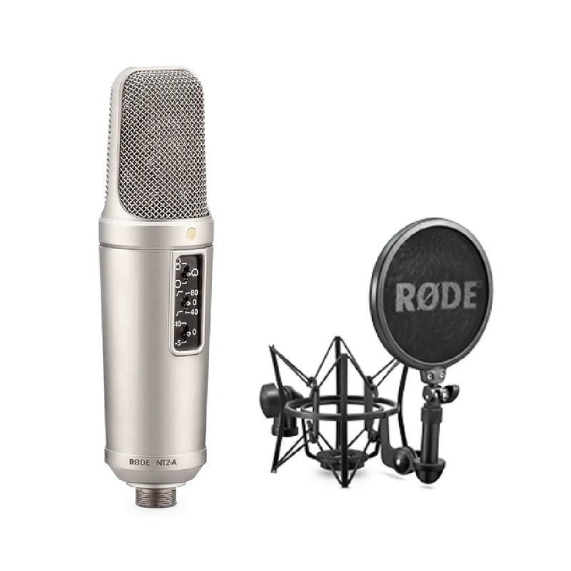 Rode Rode / NT2-A 電容式麥克風套組(含避震架/防噴罩)(台灣代理公司貨) — 三峽麥克風