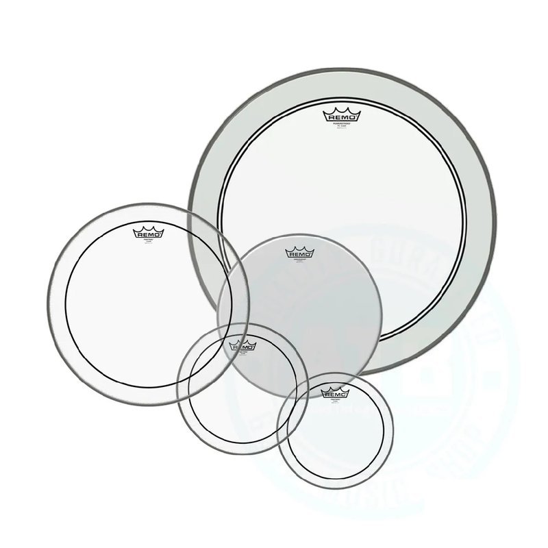Remo Remo / Pinstripe(PP-2420-PS) 鼓皮套組(含10/12/14/16/22吋) — 三峽鼓 / 打擊