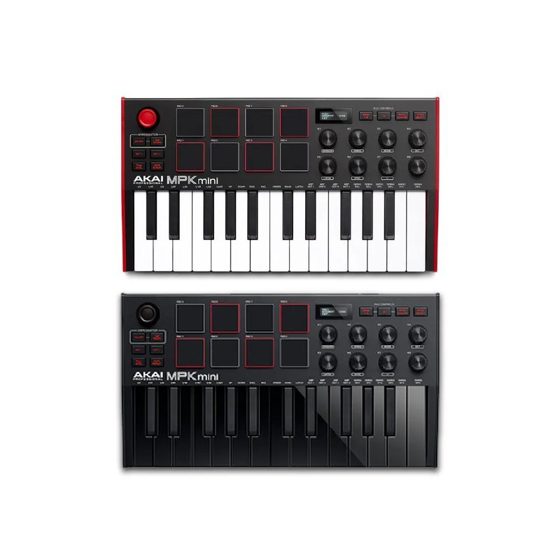Akai Akai / MPK Mini mk3 25鍵 USB MIDI控制器(2色) 台灣代理公司貨 兩年保固 — 三峽鍵盤 / 鋼琴