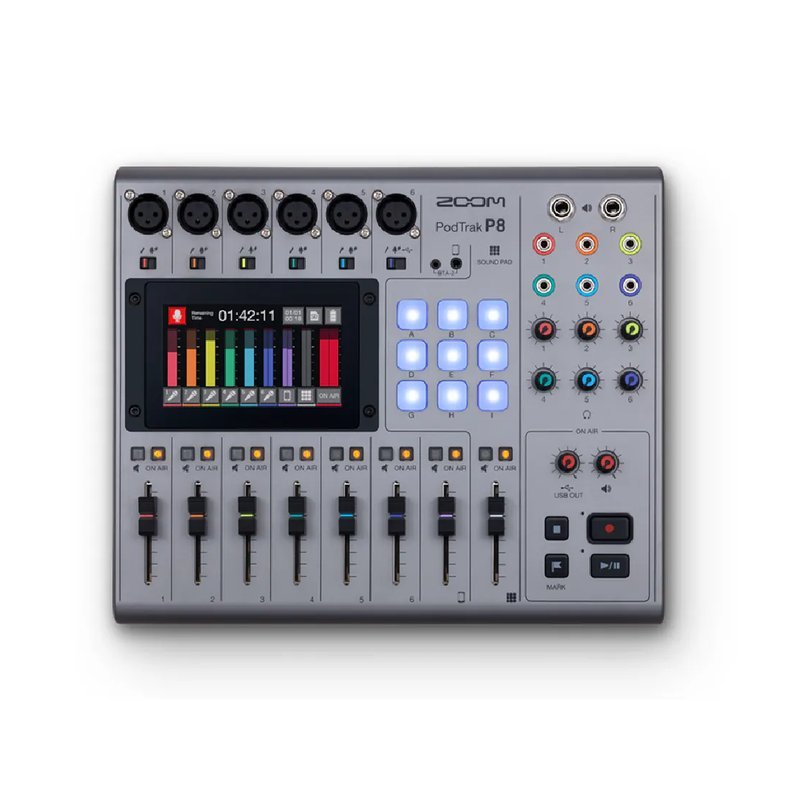 Zoom Zoom / Podtrak P8 桌上型錄音/混音機 — 三峽錄音 / 音響