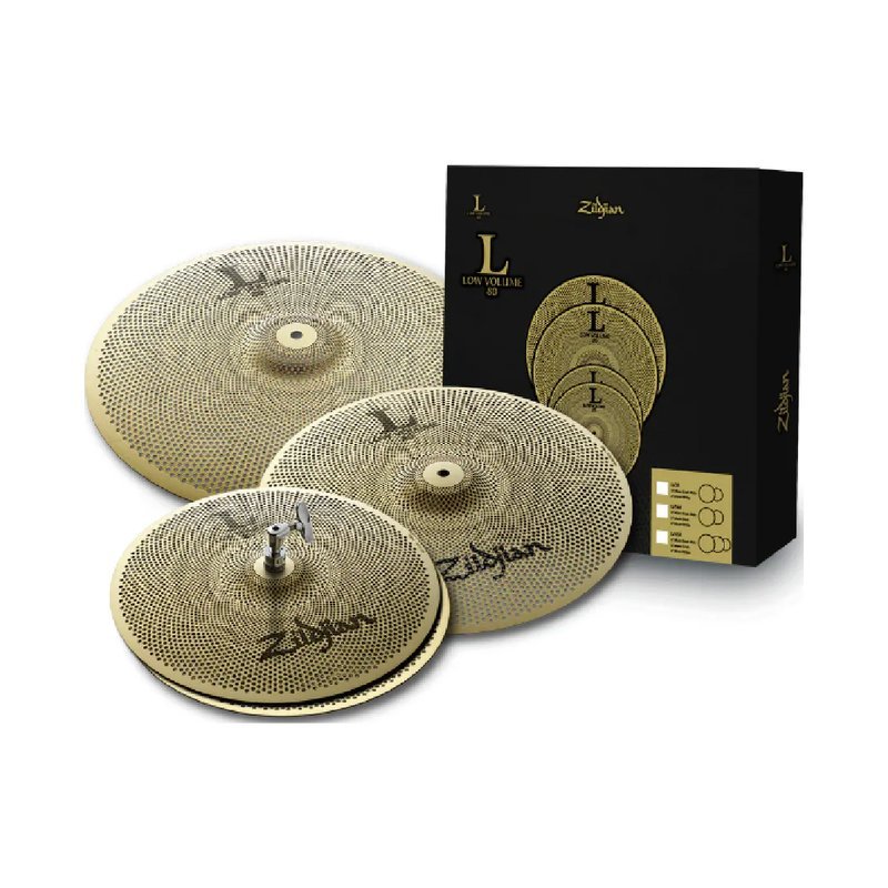 Zildjian Zildjian / L80 Low Volume (LV348) Box Set 靜音銅鈸組(13/14/18) — 三峽鼓 / 打擊