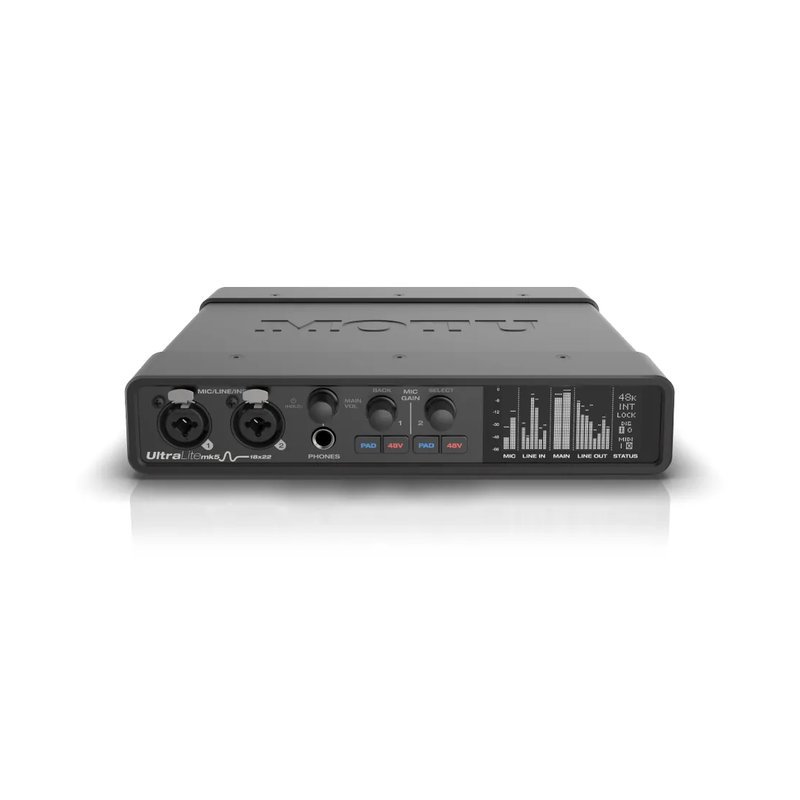 MOTU MOTU / UltraLite-mk5 18in/22out USB-C錄音介面(iOS可用) 台灣代理公司貨2年保固 — 三峽錄音
