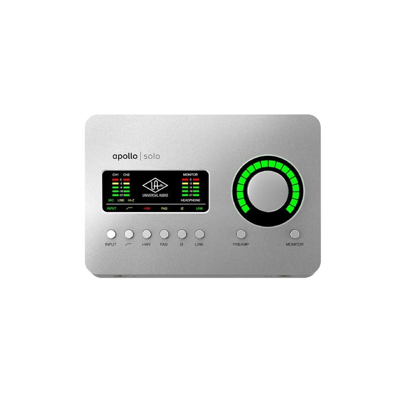 Universal Audio Universal Audio / Apollo Solo Heritage Edition 錄音介面(Type-C/Thunderbolt3)<台灣代理公司貨> — 三峽錄音