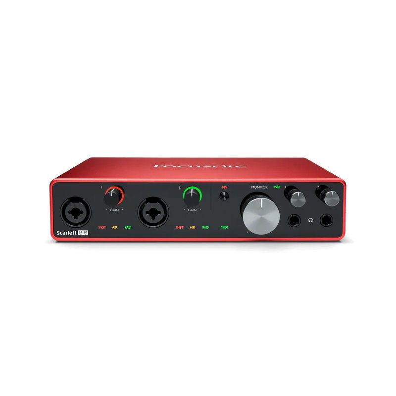 Focusrite Focusrite / Scarlett 8i6 (第三代)USB2.0錄音介面 — 三峽錄音