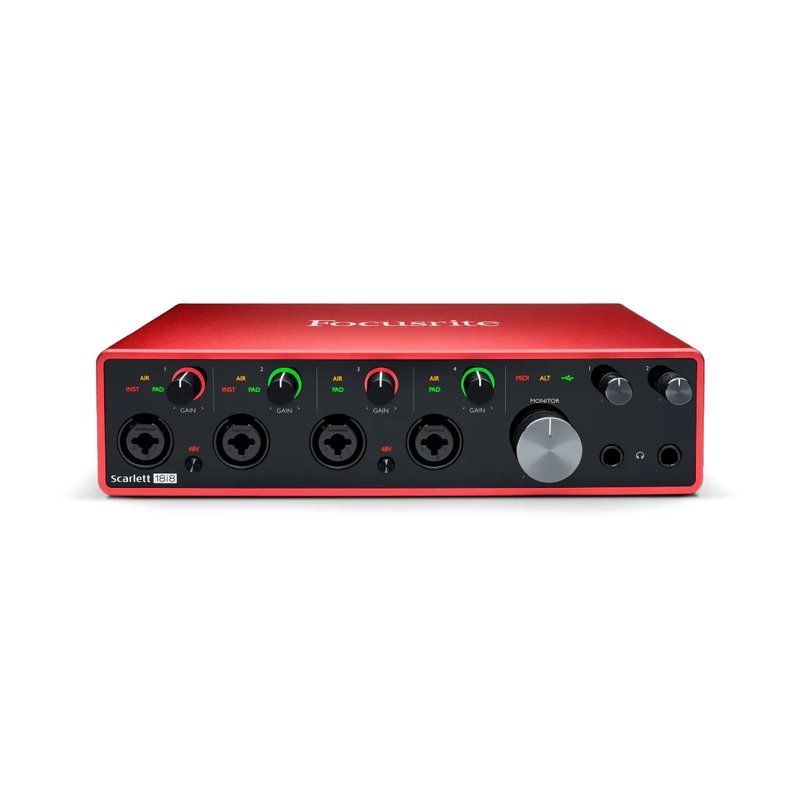 Focusrite Focusrite / Scarlett 18i8 (第三代)USB2.0錄音介面 — 三峽錄音
