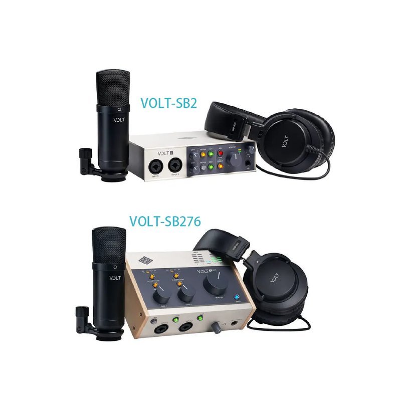 <台灣代理公司貨>Universal Audio <台灣代理公司貨>Universal Audio / Volt Studio Pack系列 USB-C宅錄套組(iOS可用)(VoltSB2/VoltSB276) — 三峽錄音 / 音響