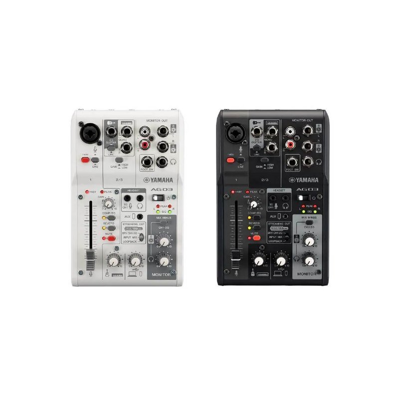 Yamaha Yamaha / AG03 mk2 3軌混音機 / USB錄音介面(iOS可用)(2色) — 三峽錄音