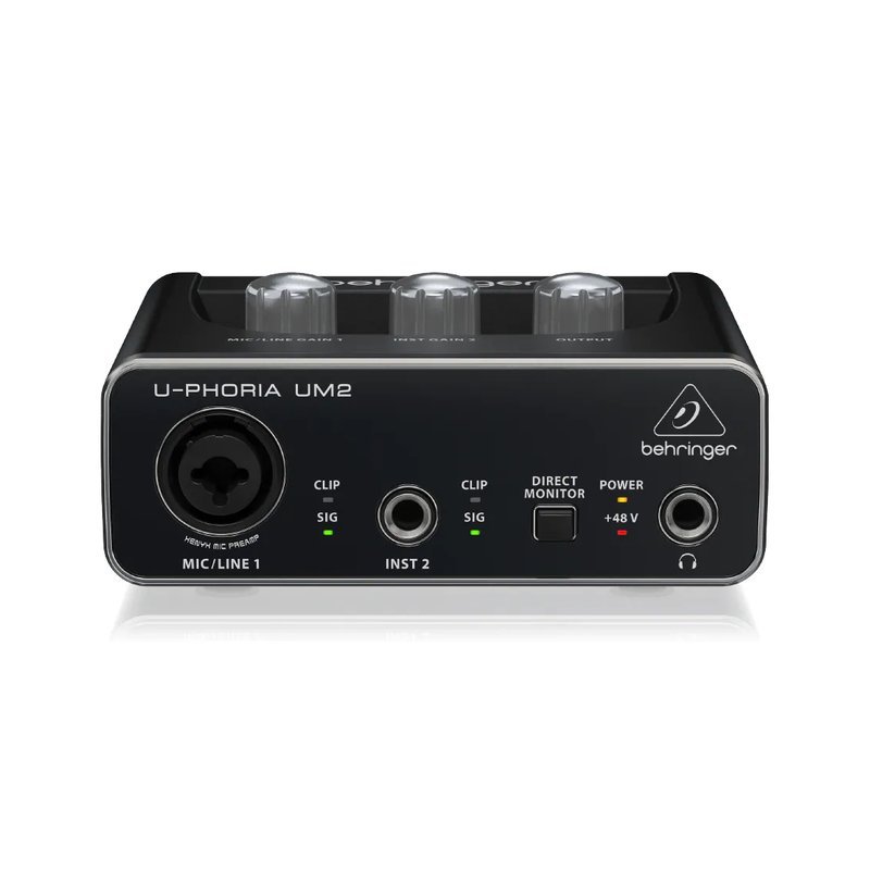 Behringer Behringer / U-Phoria UM2 2in/2out USB錄音介面 — 三峽錄音