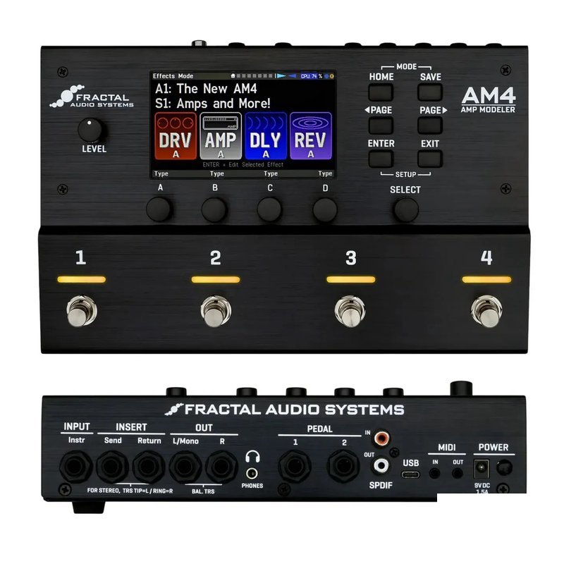 Fractal Audio Fractal Audio AM4 Virtual Pedalboard 音箱模擬綜合效果器 — 三峽效果器