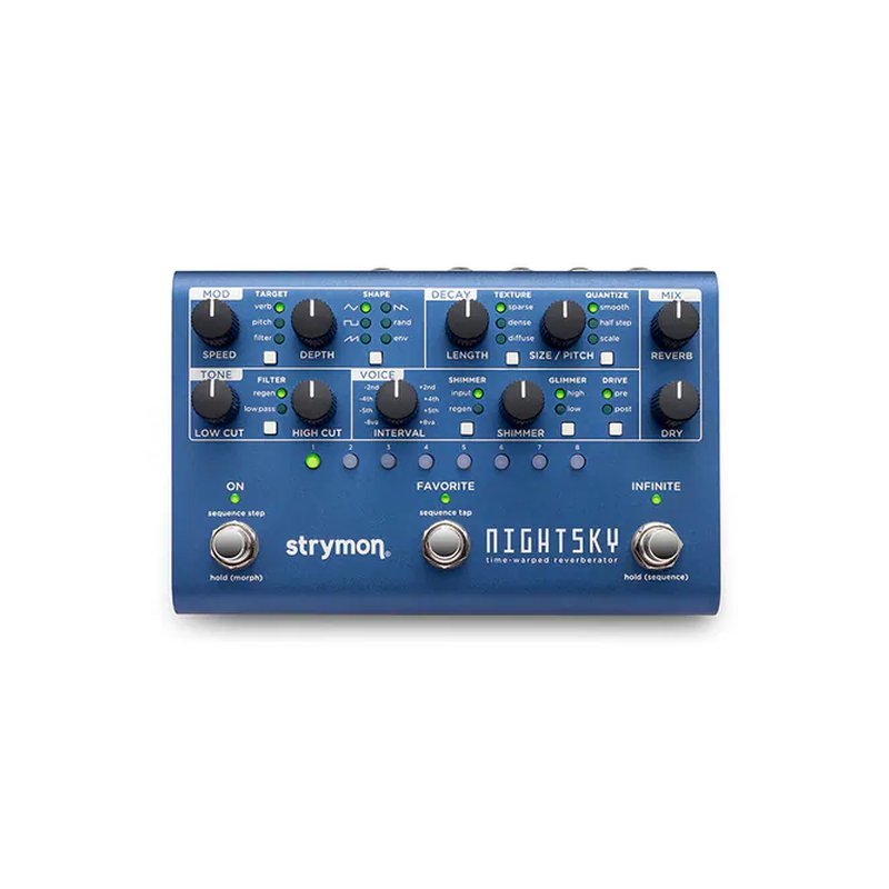 Strymon Strymon NightSky Time Warped Reverberator 空間/迴響 效果器 [會員限定- 促銷活動] — 三峽電鋼琴 / 鍵盤