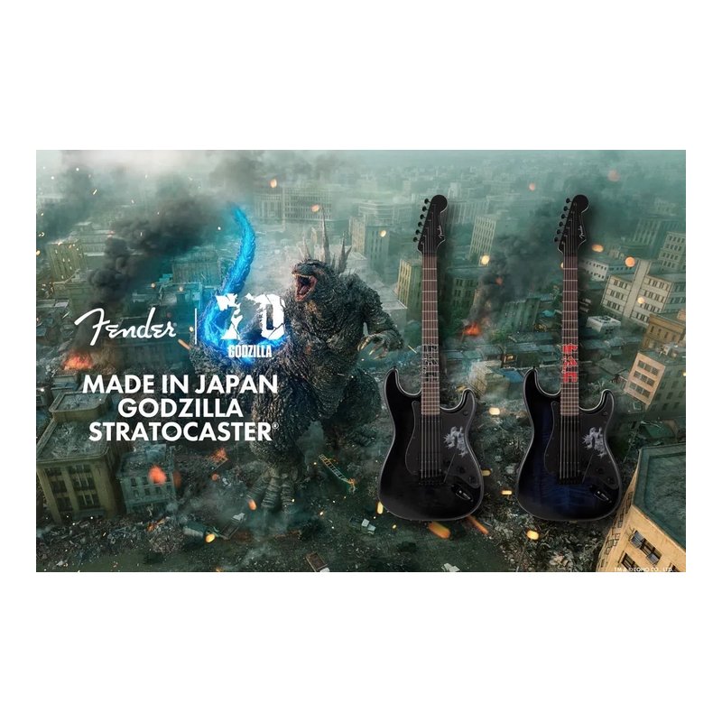 Fender Fender MIJ Godzilla Blue Stratocaster 哥吉拉70週年限量款 電吉他 — 三峽吉他 / Bass