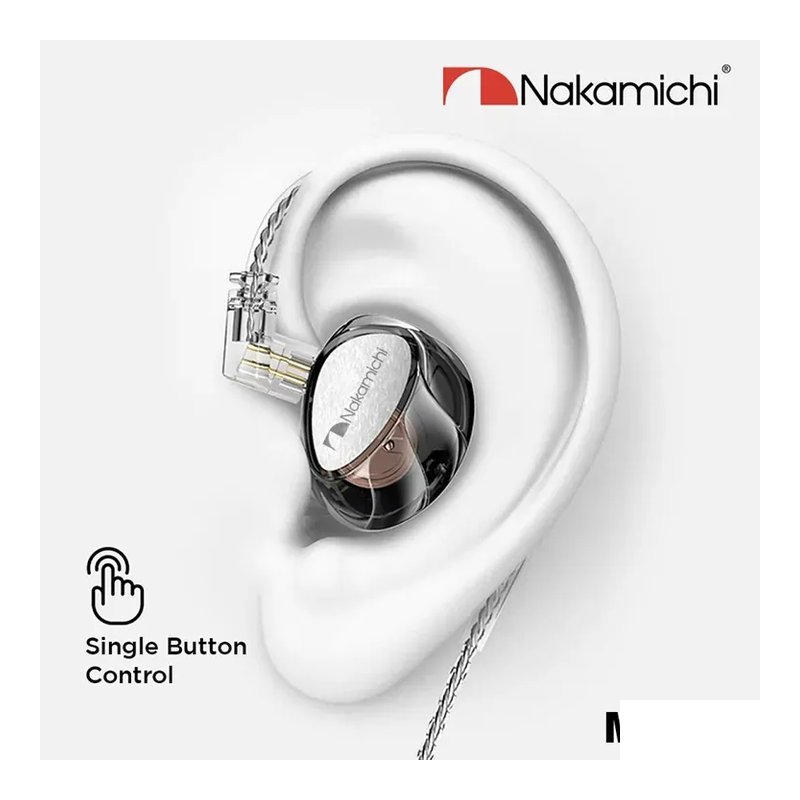 NAKAMICHI NAKAMICHI MV101 BK 動圈 高清 入耳式耳機 — 三峽音響 / 音箱