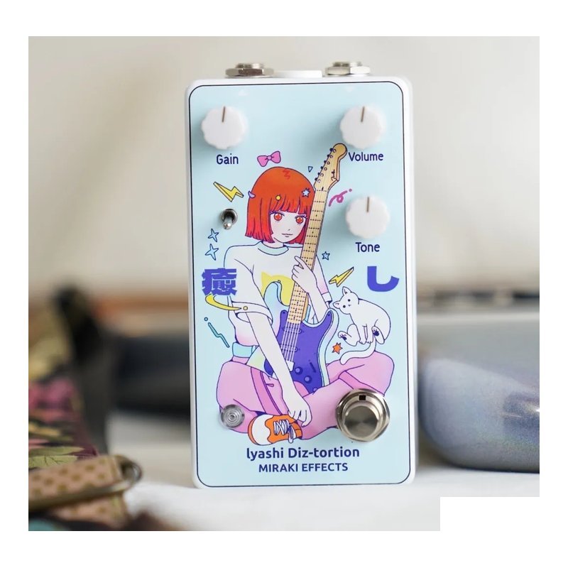 Ravenstone 日搖破音效果器 Iyashi Distortion | Miraki Effects | Dizlike Amanda 聯名款 — 三峽效果器