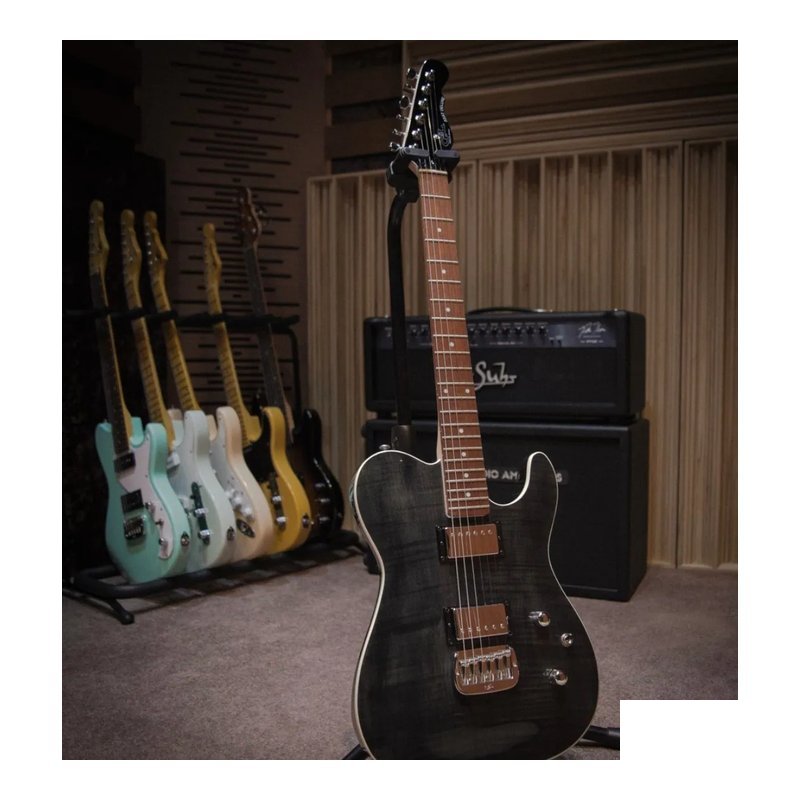 G&L G&L TRIBUTE ASAT DELUXE Tele TRANS BLACK 電吉他 — 三峽電吉他
