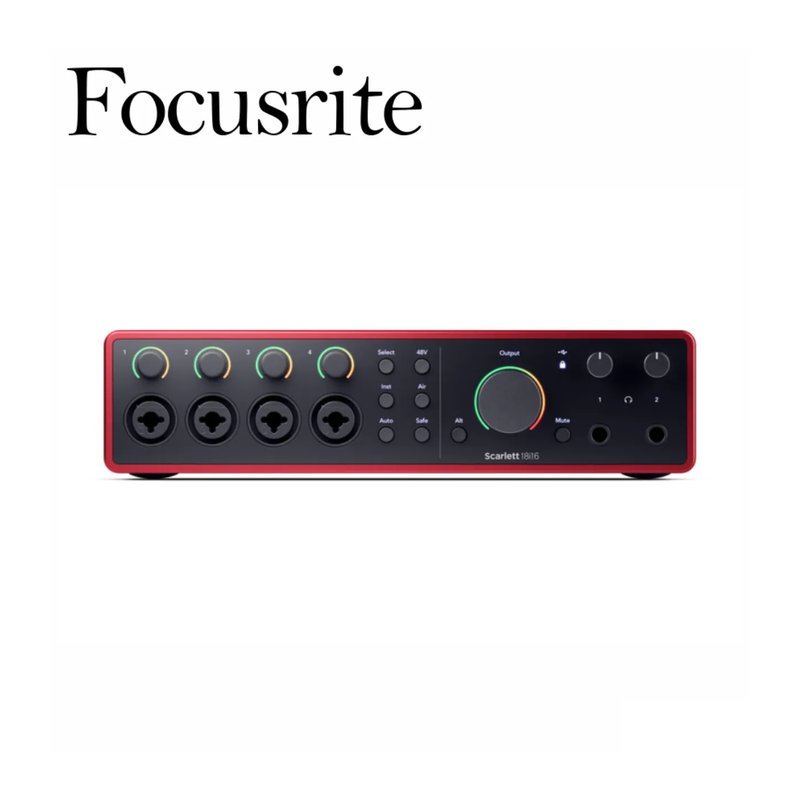 Focusrite Focusrite Scarlett 18i16 4th Gen USB 第四代 錄音介面 — 三峽木吉他 / 民謠吉他