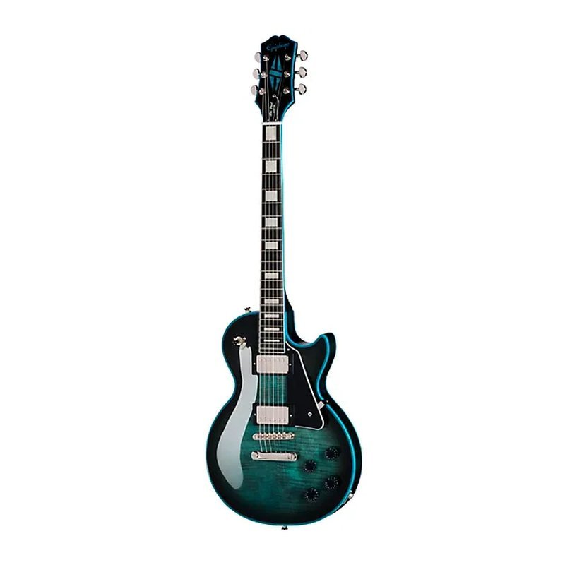 Epiphone Epiphone Les Paul Custom Widow 限量版 電吉他 靛青虎紋 — 三峽電吉他