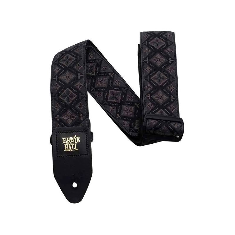 Ernie Ball Ernie Ball Classic Jacquard Strap - Regal Black 背帶 4093 — 三峽木吉他 / 民謠吉他