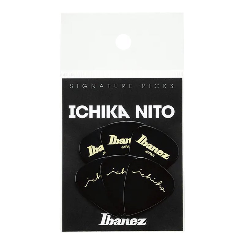 Ibanez Ibanez P1000ICHI-BK Picks 0.8mm 吉他彈片 Ichika Nito簽名款 六片裝 — 三峽木吉他 / 民謠吉他