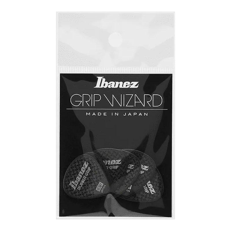 Ibanez Ibanez PPA16HRG-BK GRIP WIZARD Picks 1.0mm 吉他彈片 黑色 六片裝 — 三峽木吉他 / 民謠吉他