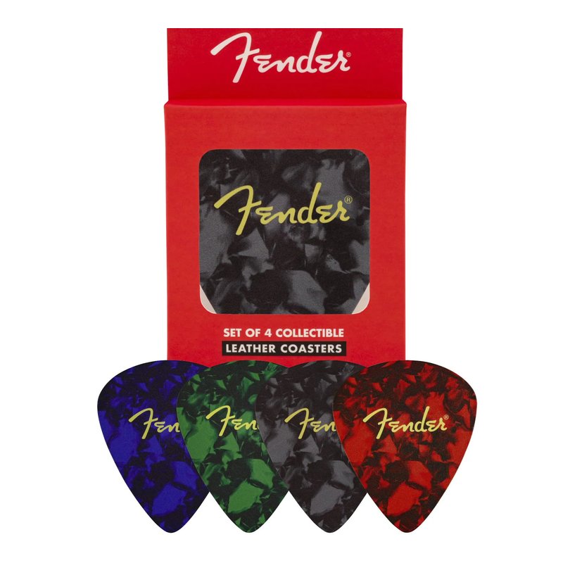Fender Fender Coaster Pick 造型搖滾杯墊 4件裝 — 三峽配件 / 週邊