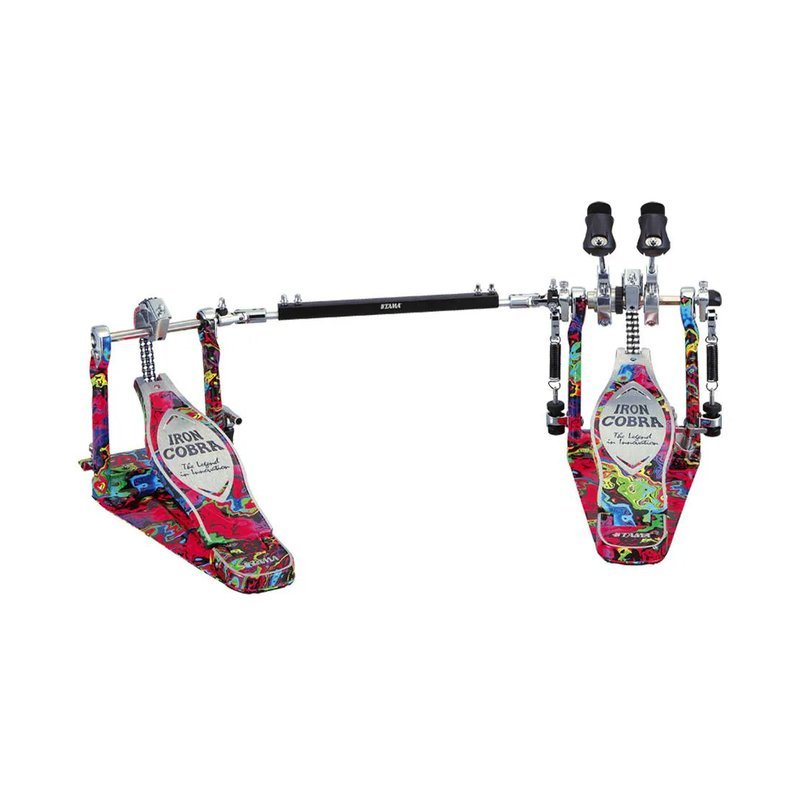 TAMA TAMA 50th HP900PWMPR Power Glide Twin Pedal 雙踏板 迷幻彩虹 Psychedelic Rainbow — 三峽效果器