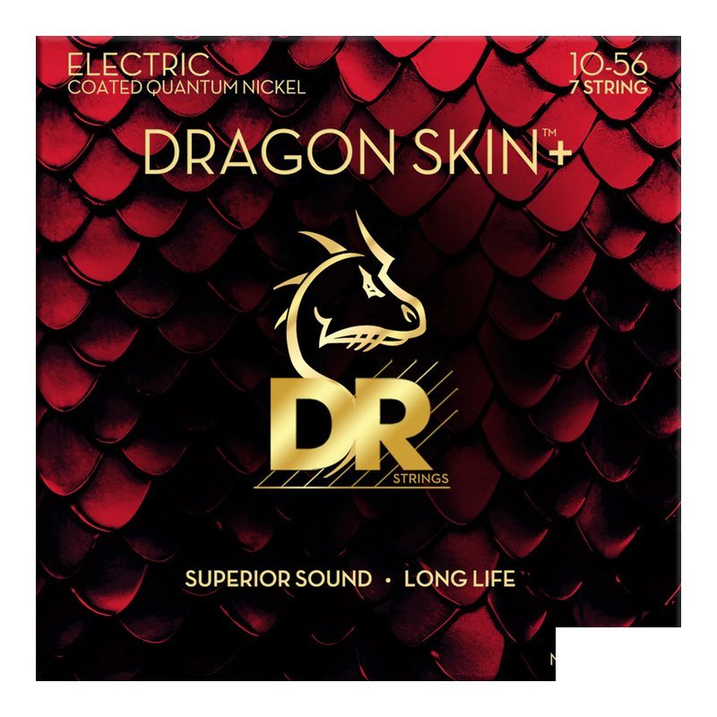 DR Strings DR Strings Dragon Skin+ DEQ7-10 七弦 電吉他弦 包膜弦 — 三峽木吉他 / 民謠吉他