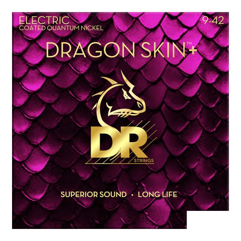 DR Strings DR Strings Dragon Skin+ DEQ-9 電吉他弦 包膜弦 — 三峽木吉他 / 民謠吉他