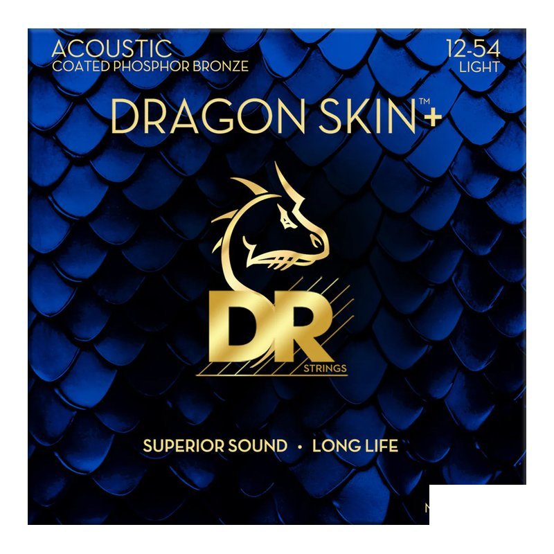 DR Strings DR Strings Dragon Skin+ DAP-12 民謠吉他弦 磷青銅 包膜弦 — 三峽木吉他 / 民謠吉他