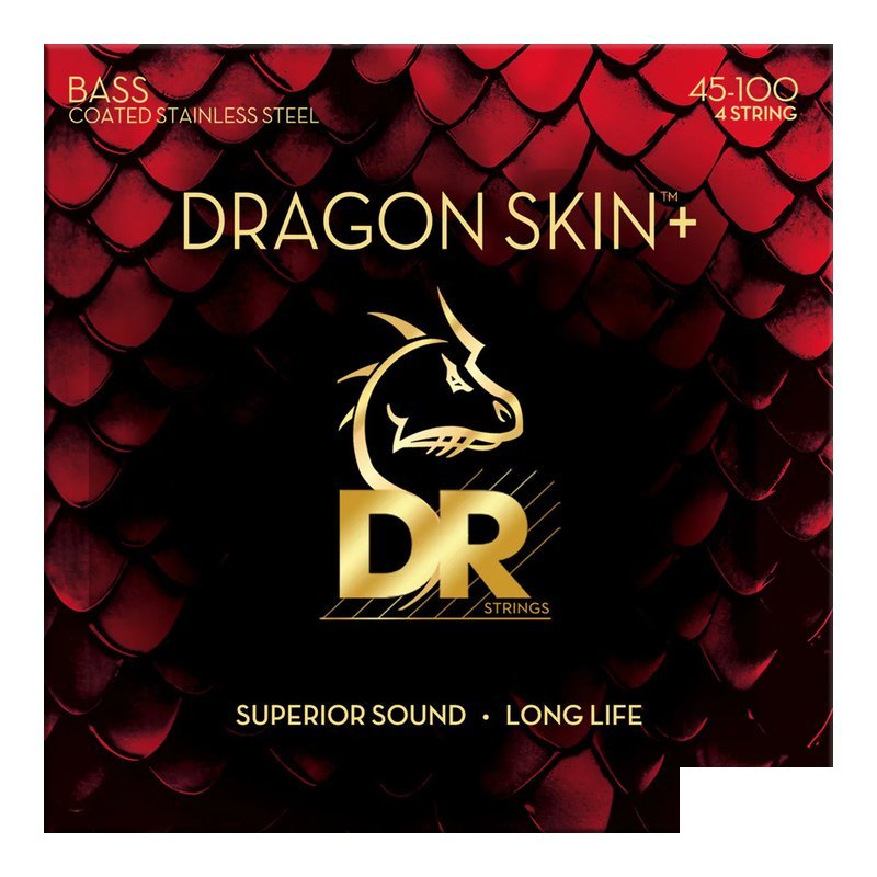 DR Strings DR Strings Dragon Skin+ DBS-45/100 不鏽鋼 貝斯弦 — 三峽木吉他 / 民謠吉他